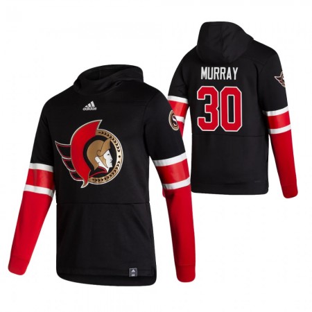 Pánské Ottawa Senators Matt Murray 30 2020-21 Reverse Retro Pullover Mikiny Hooded